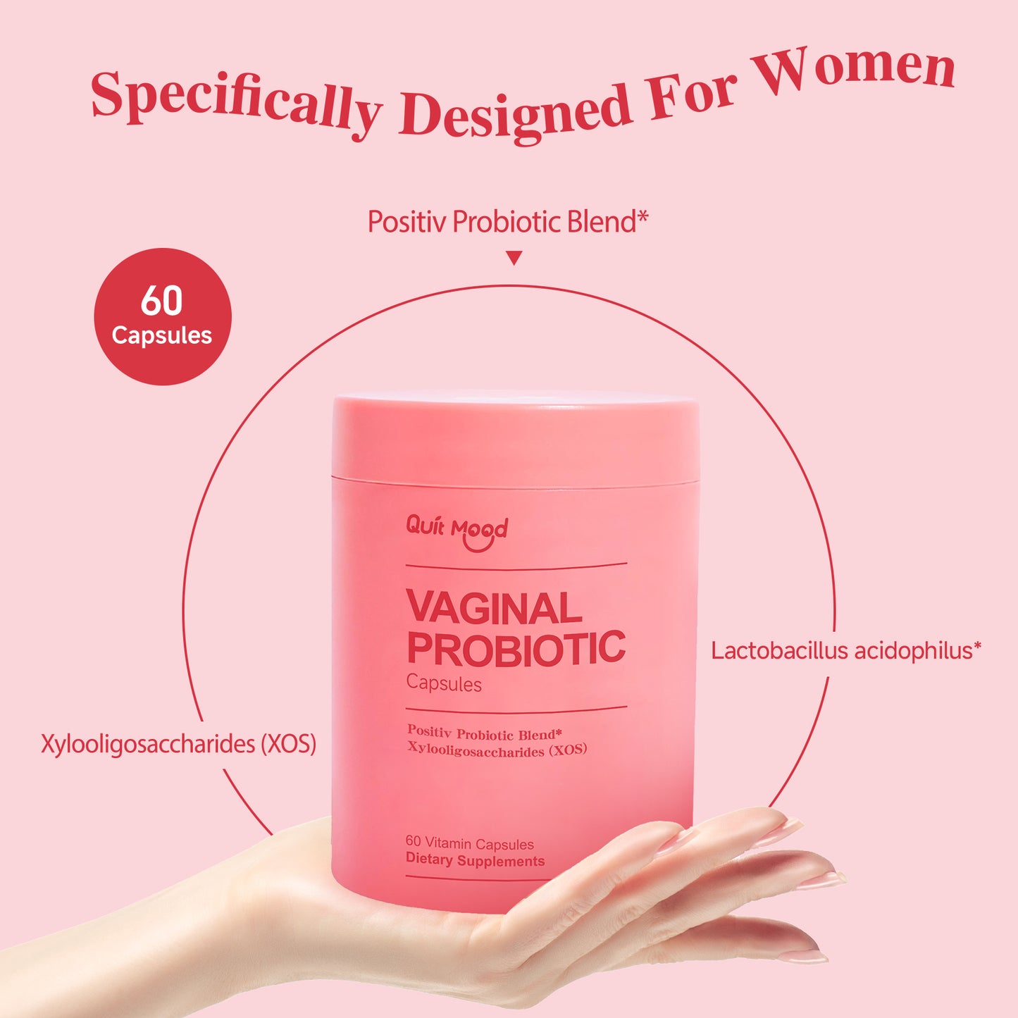 Probiotics for Women: PH Balance & Lactobacillus Blend