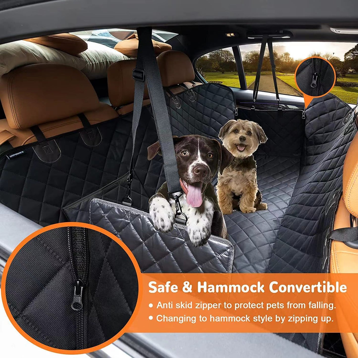 Pet Car Seat Protector - Waterproof & Dirt Proof