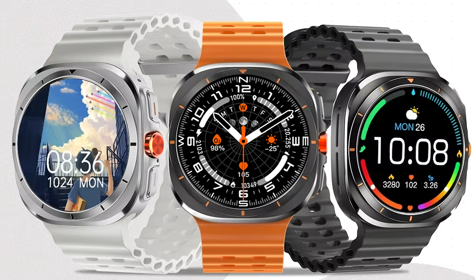 Smartwatch GT7 Ultra: AMOLED HD Display, Bluetooth, Sports