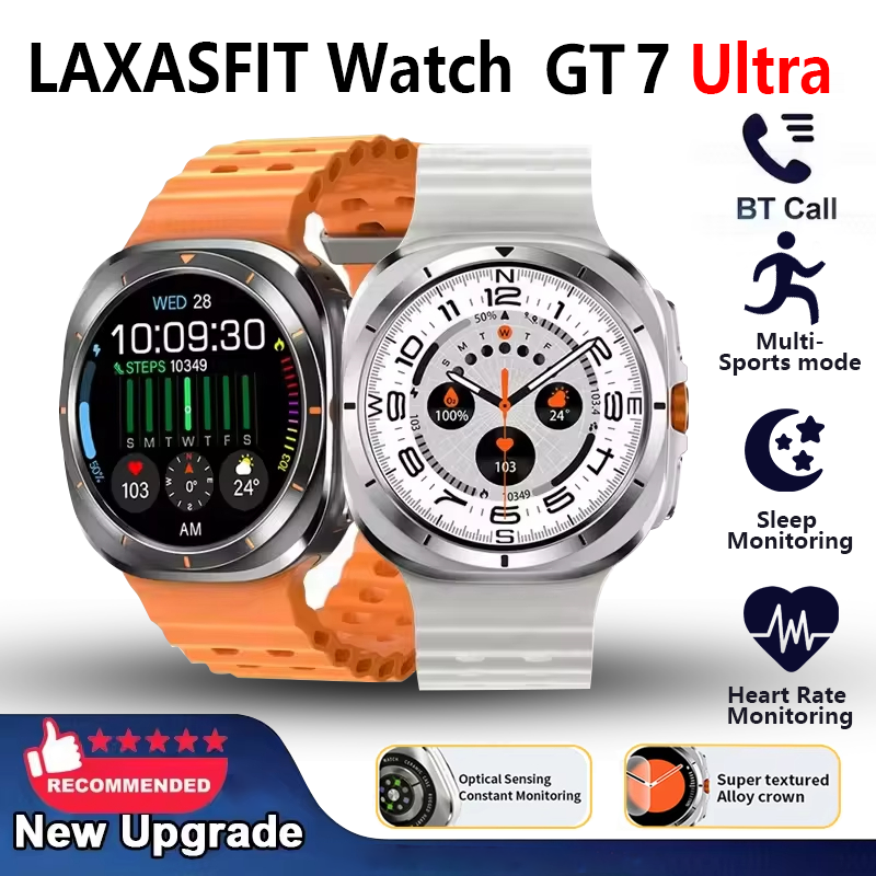 Smartwatch GT7 Ultra: AMOLED HD Display, Bluetooth, Sports