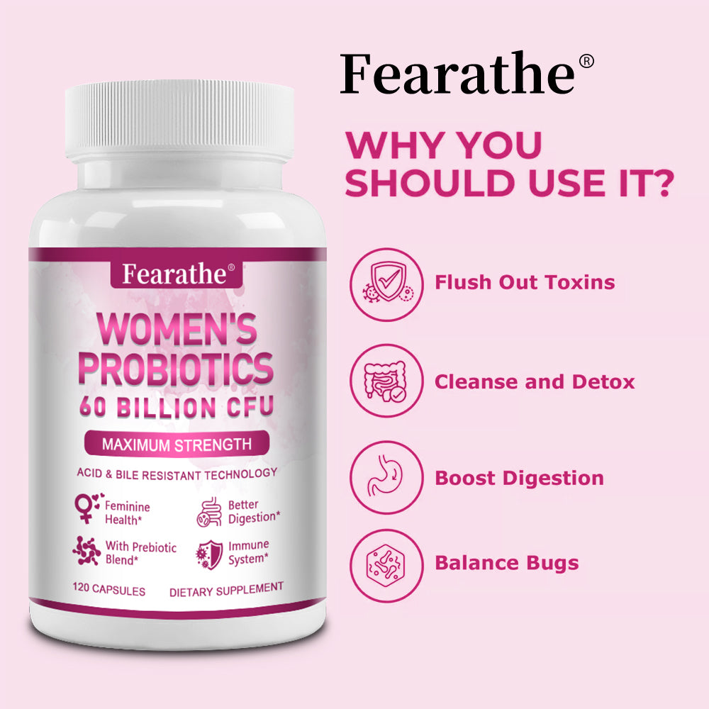 Women's Probiotics 60B CFU - Gut Health & Immune Support