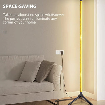 Smart RGB LED Corner Lamp - USB, Dimmable, APP Control