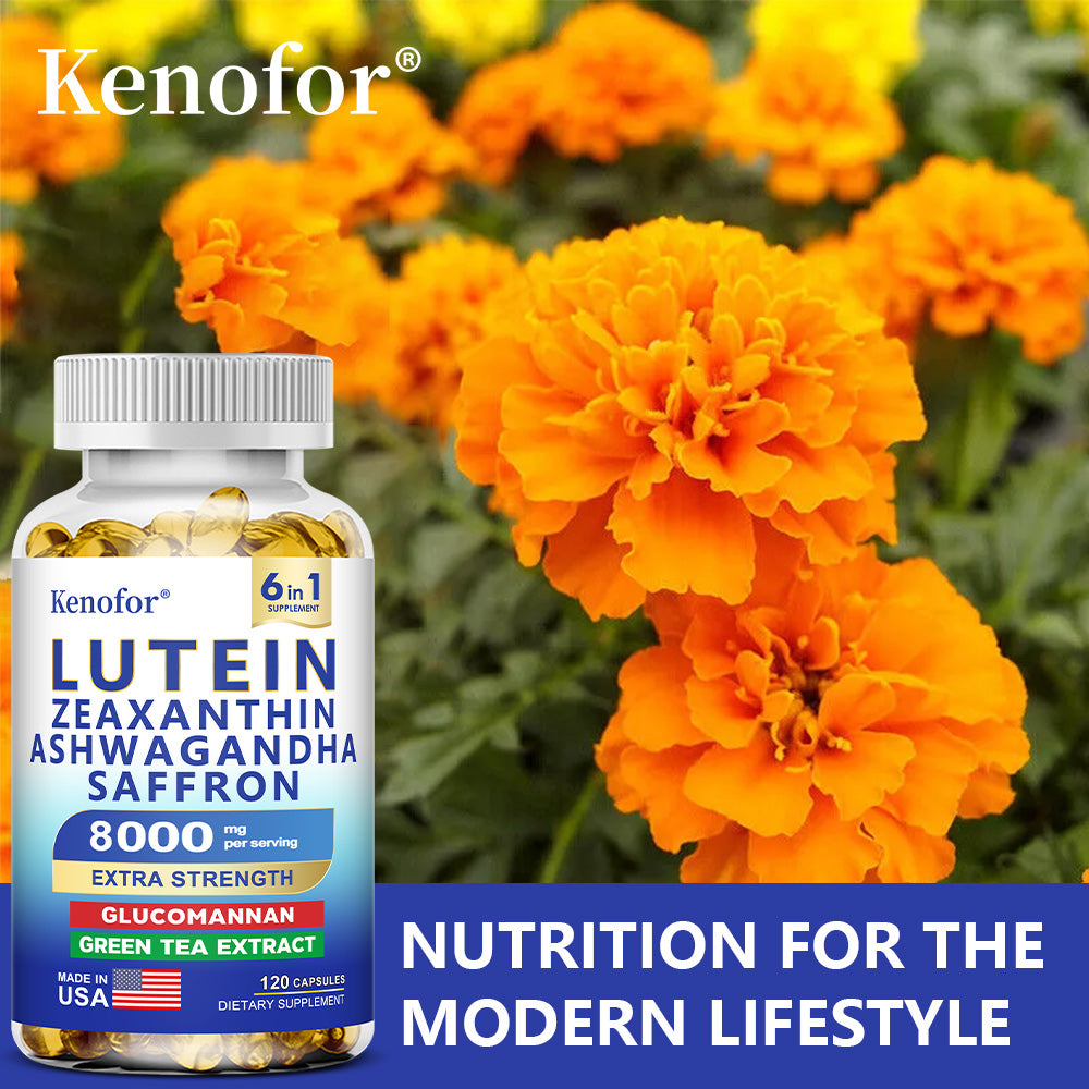 Lutein & Zeaxanthin 8000mg - Eye Vitamins for Vision Health