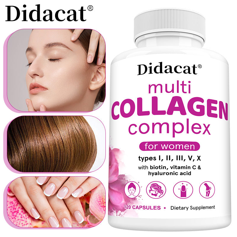 Multi-Collagen Complex with Biotin & Vitamin C for Radiant Skin