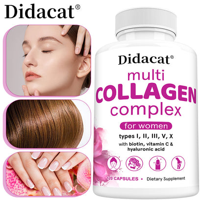 Multi-Collagen Complex with Biotin & Vitamin C for Radiant Skin