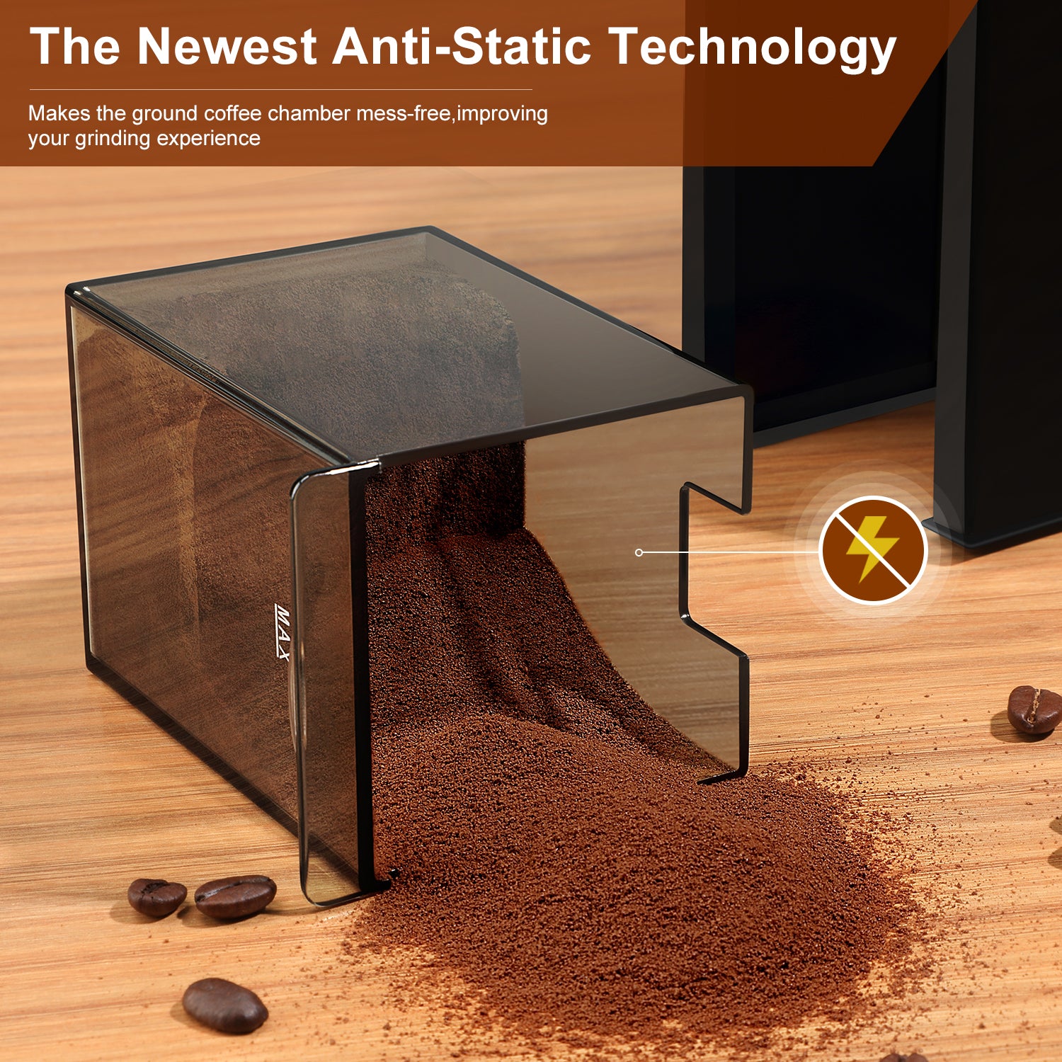 Electric Burr Coffee Grinder - 28 Settings for Espresso & More