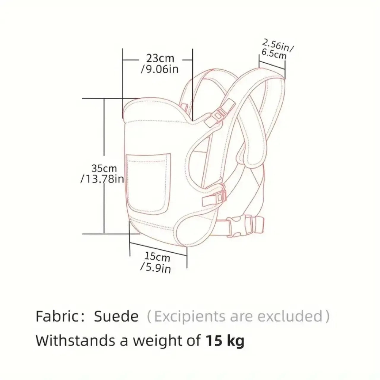 Baby Carrier Backpack 4-in-1 Ergonomic Sling & Hipseat