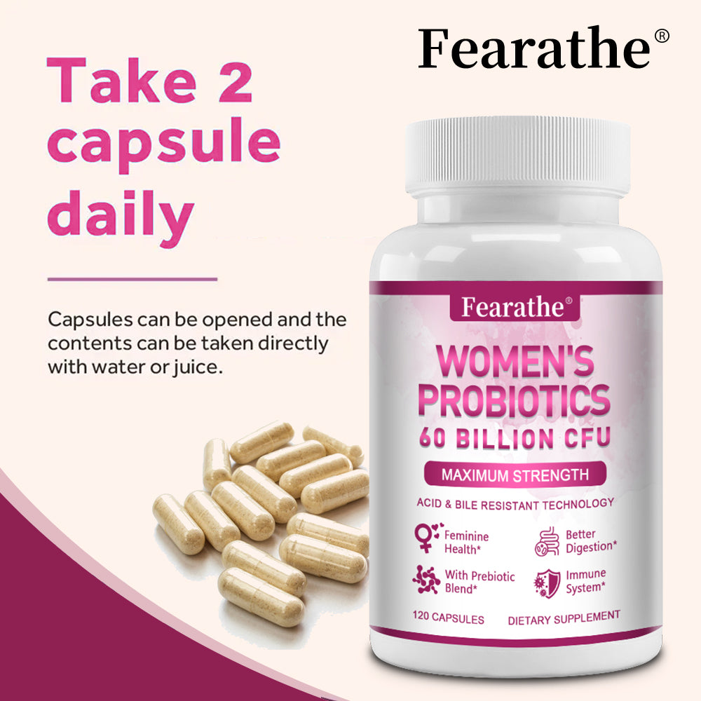 Women's Probiotics 60B CFU - Gut Health & Immune Support