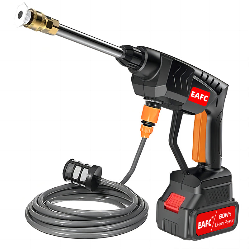 21V Cordless Electric Car Washer Gun 60Bar