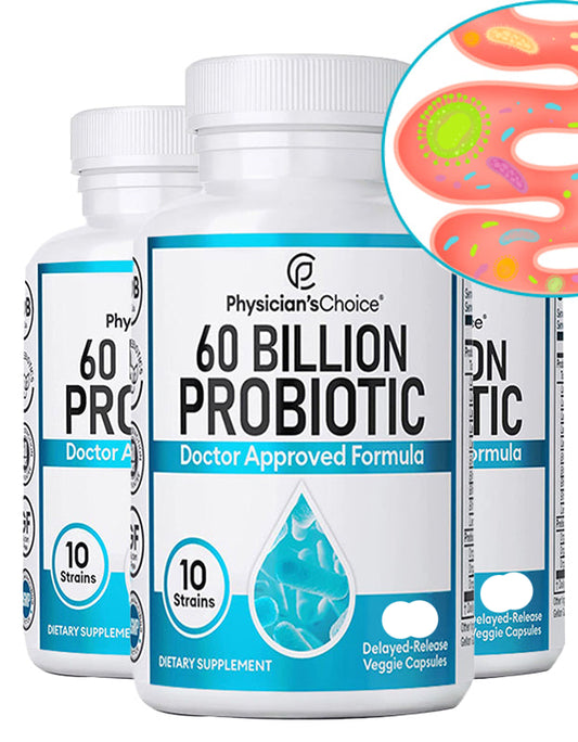 Probiotics 60B CFU - Boost Immune & Gut Health, 10 Strains