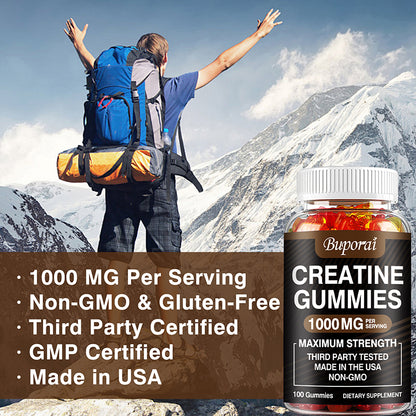 Creatine Gummies - Boost Energy & Muscle Mass