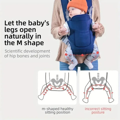 Baby Carrier Backpack 4-in-1 Ergonomic Sling & Hipseat