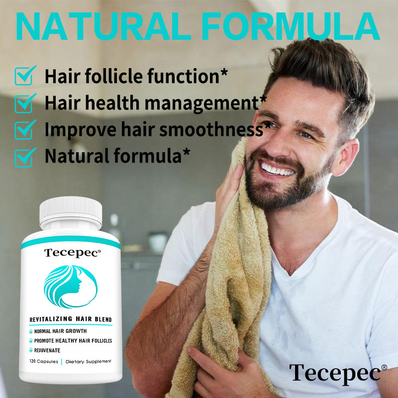 Hair Care Vitamins with Biotin, Collagen & Saw Palmetto for Men & Women To Support Healthy Hair & Follicles