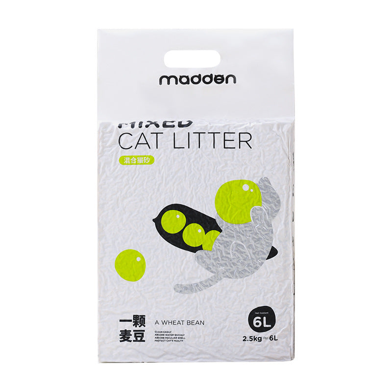 Tofu Cat Litter Odor Control, Low Dust, Easy Clean Clumping
