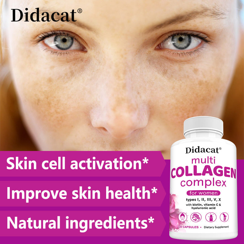 Multi-Collagen Complex with Biotin & Vitamin C for Radiant Skin