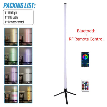 Smart RGB LED Corner Lamp - USB, Dimmable, APP Control