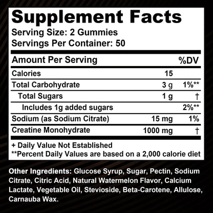 Creatine Gummies - Boost Energy & Muscle Mass