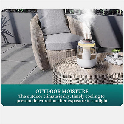 USB Plug-In Large Fog Humidifier for Bedroom & Office