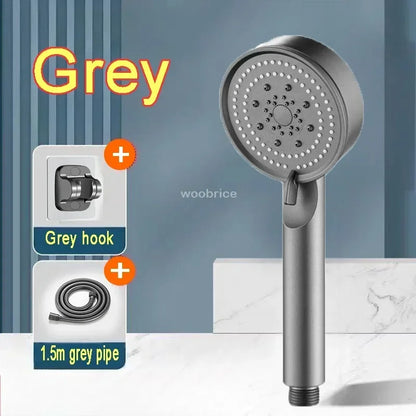 5-Mode High-Pressure Shower Head & Faucet Set