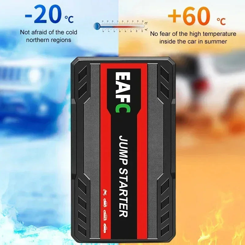 EAFC 600A Jump Starter Power Bank - 12V Car Booster Charger