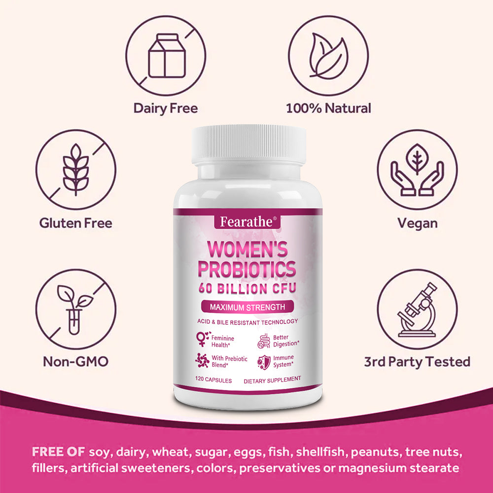 Women's Probiotics 60B CFU - Gut Health & Immune Support