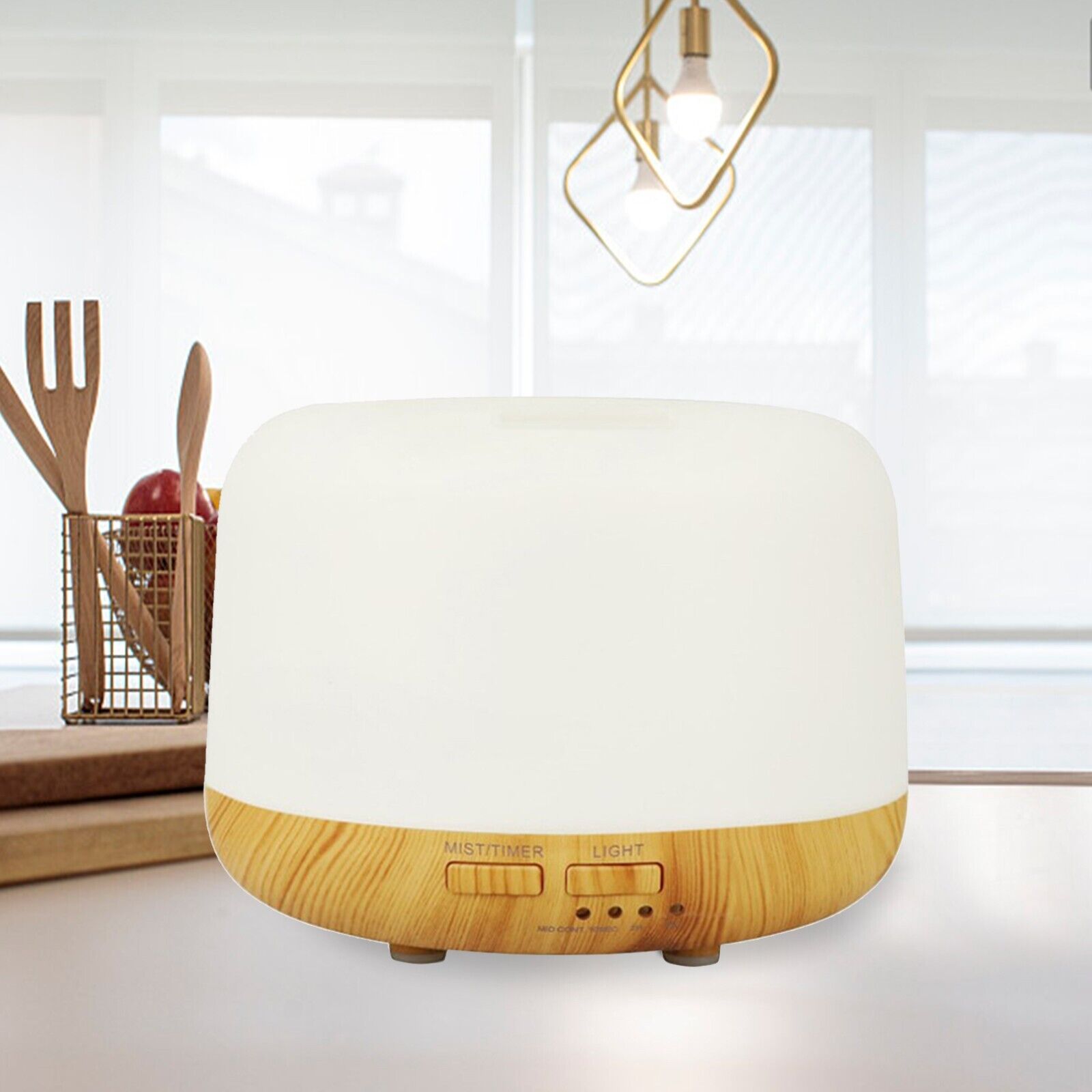Aroma Diffuser 300ml: 7-Color Light & Timer Fog Mode