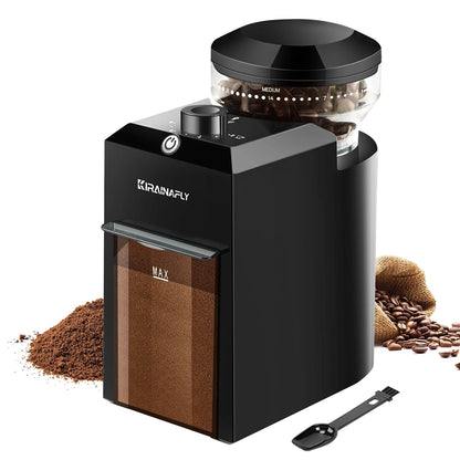 Electric Burr Coffee Grinder - 28 Settings for Espresso & More