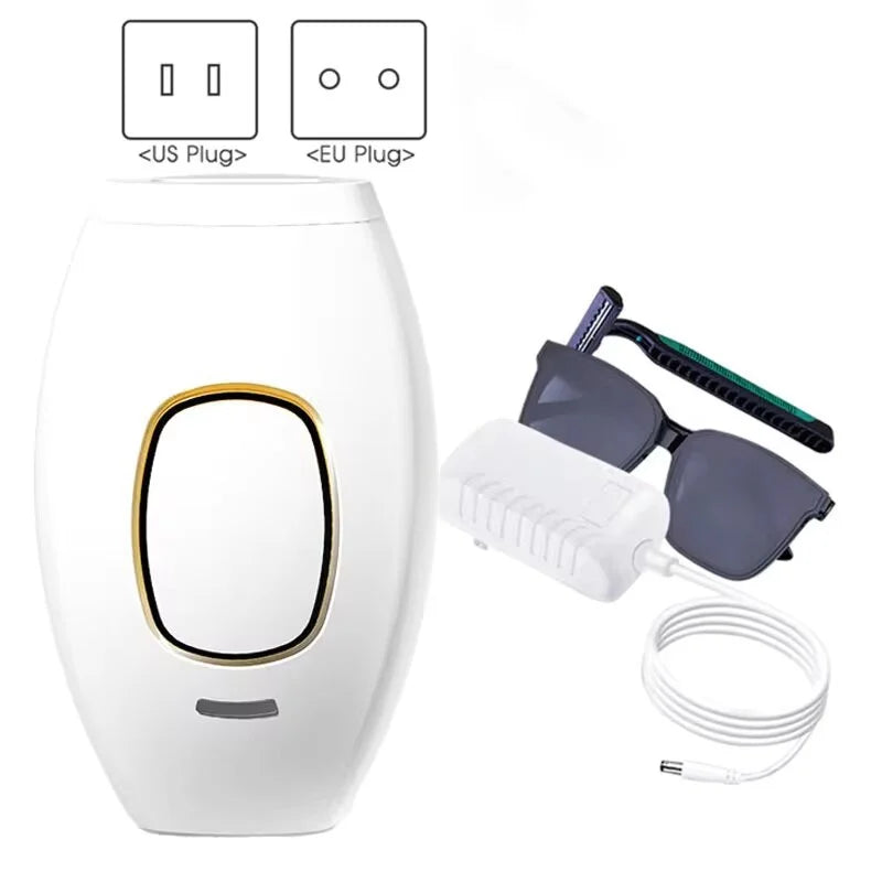 IPL Laser Hair Removal 500,000 Flashes Painless Epilator