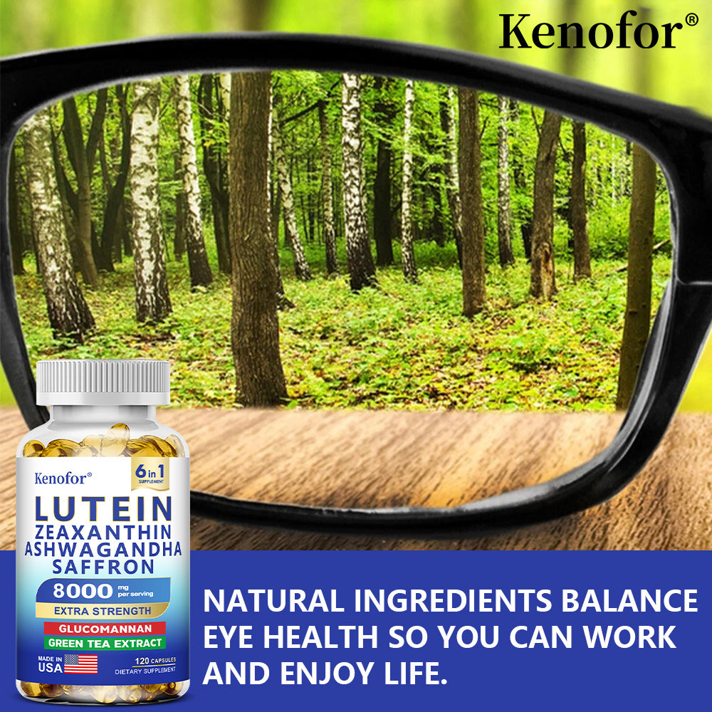 Lutein & Zeaxanthin 8000mg - Eye Vitamins for Vision Health