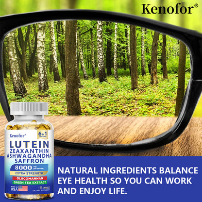 Lutein & Zeaxanthin 8000mg - Eye Vitamins for Vision Health