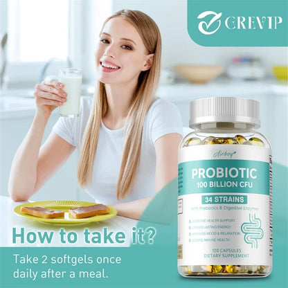 Probiotics 100B CFU - Boost Digestion & Women's Health