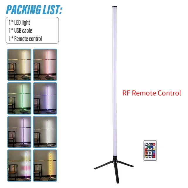 Smart RGB LED Corner Lamp - USB, Dimmable, APP Control