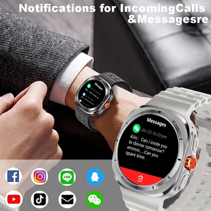 Smartwatch GT7 Ultra: AMOLED HD Display, Bluetooth, Sports