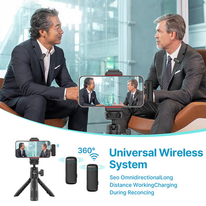 Ulanzi J12 Wireless Lavalier Mic for iPhone & Android