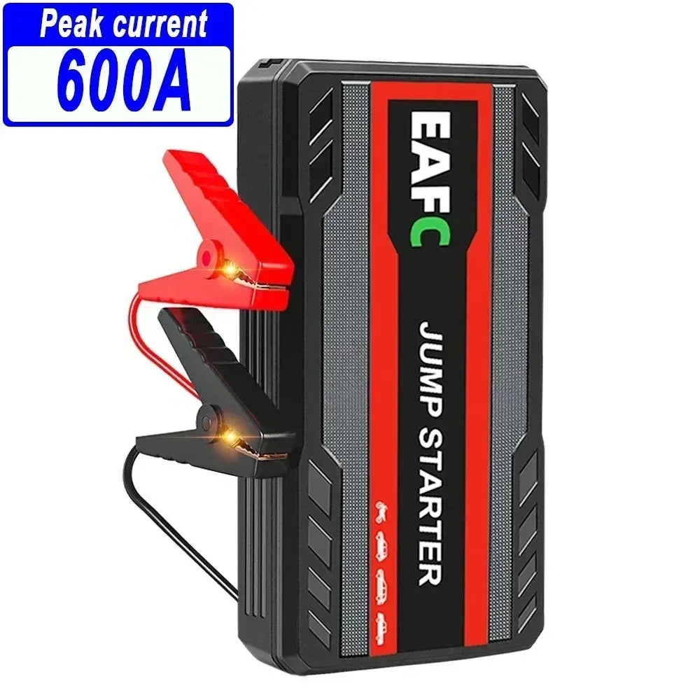 EAFC 600A Jump Starter Power Bank - 12V Car Booster Charger