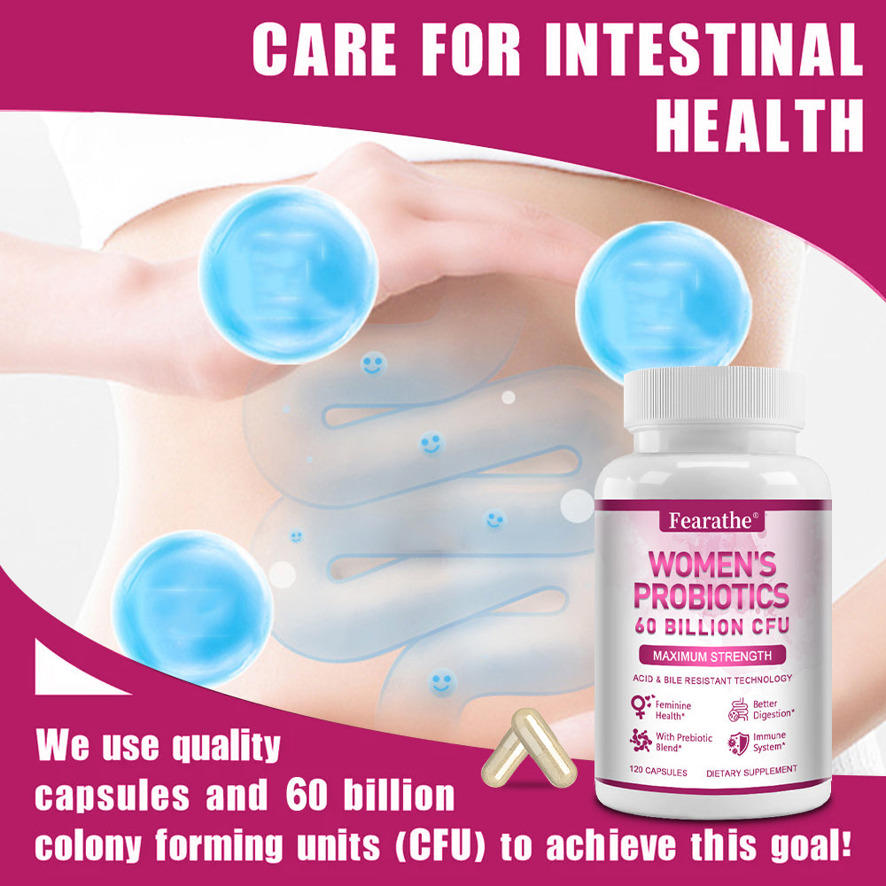 Women's Probiotics 60B CFU - Gut Health & Immune Support