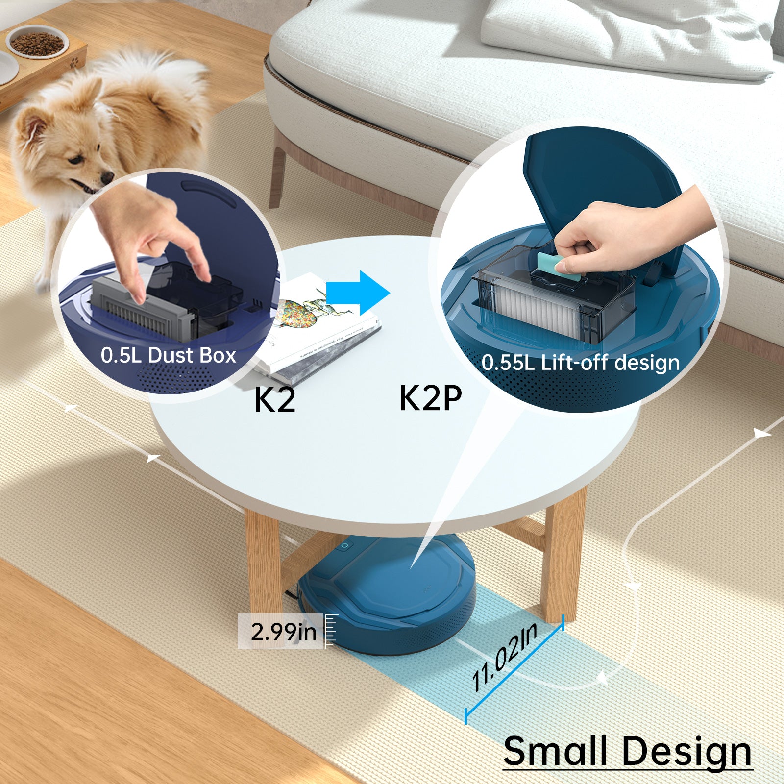 Smart Robot Vacuum 3000Pa: Self-Charging, Pet & Carpet Perfect