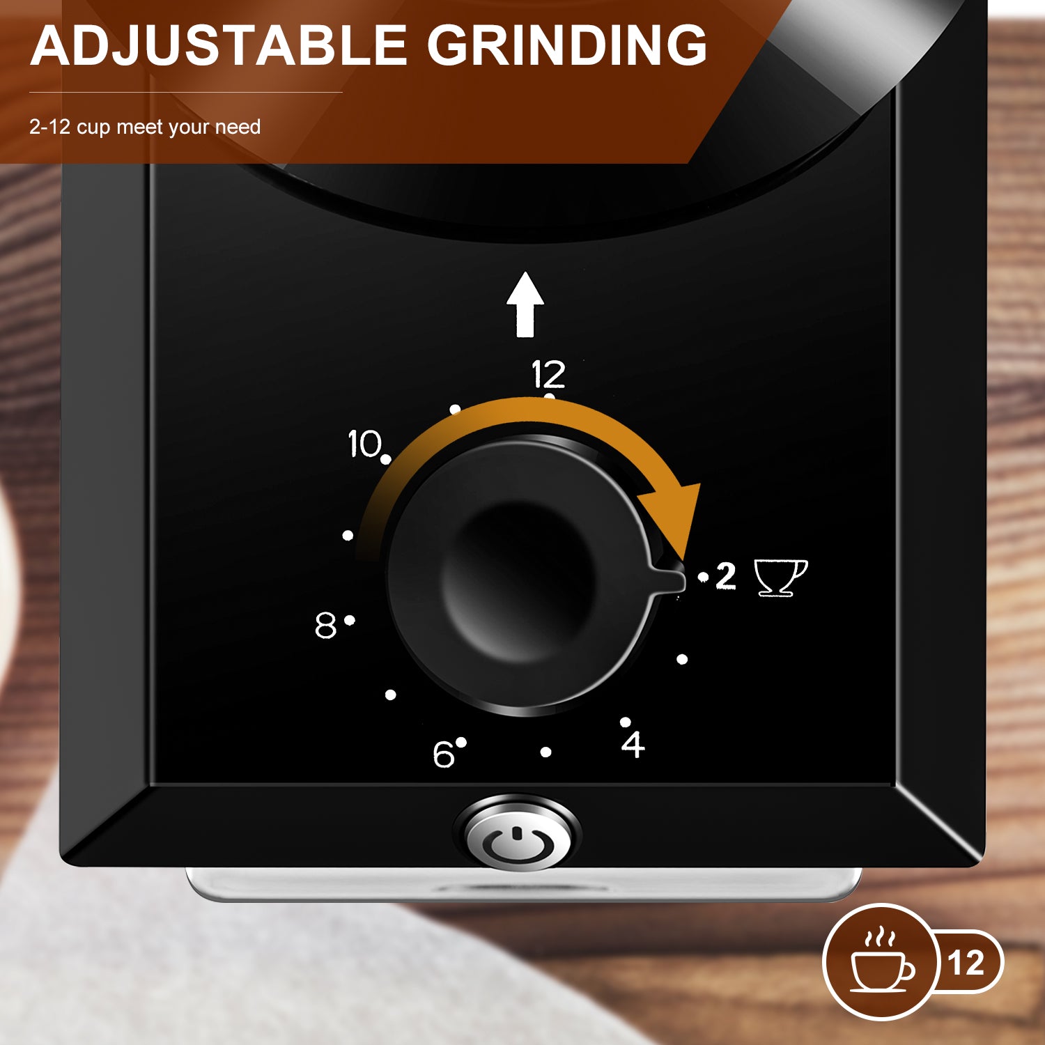 Electric Burr Coffee Grinder - 28 Settings for Espresso & More