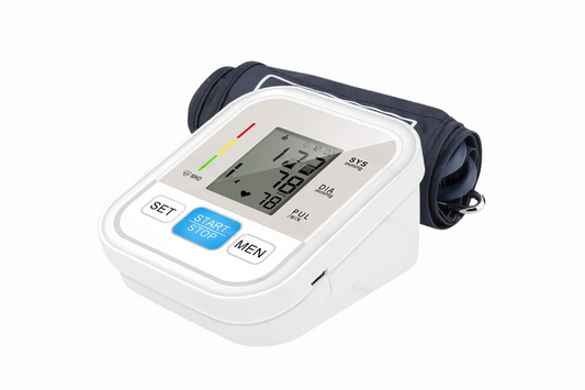 Digital Arm BP Monitor: Automatic Cuff & Heart Rate Sensor