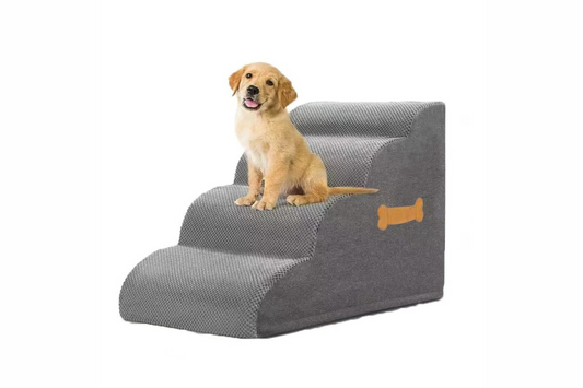Pet Stairs Large Dog Cat - Soft Sponge Non-Slip Steps